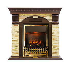 Портал Dimplex Dublin арочный сланец угловой (классика Opti-Myst, Optiflame) фото