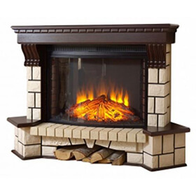 Портал InterFlame Экстер угловой /Panoramic 33`/ Antares 33 фото