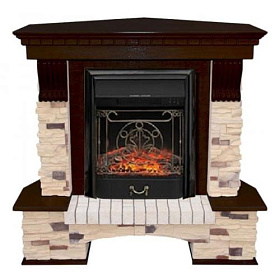 Портал Royal Flame Pierre Luxe сланец угловой под очаги Fobos FX / Majestic FX фото